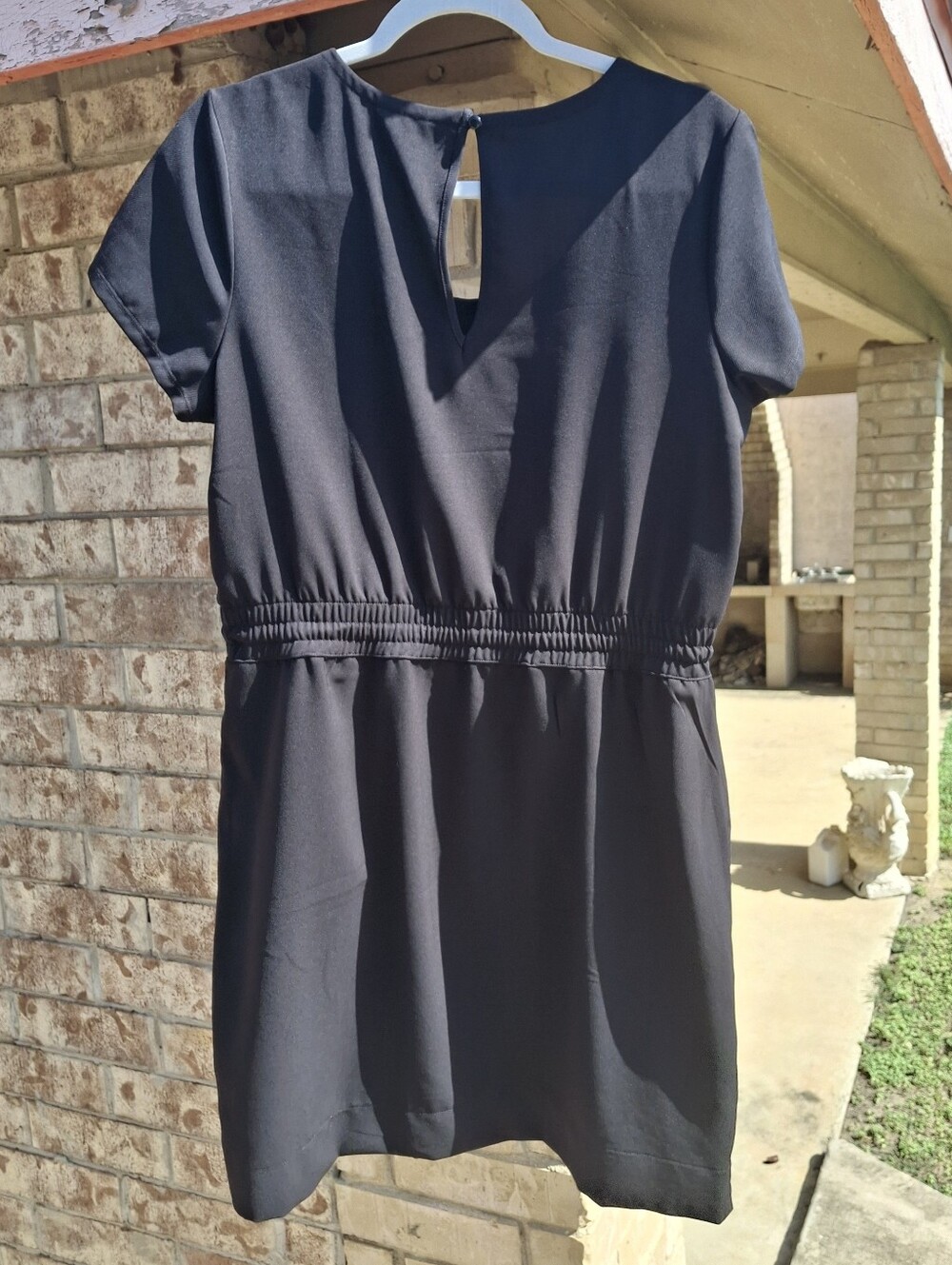 32 Degrees Soft Twill Black Drawstring Waist Dress Women Size Medium - Picture 9 of 16